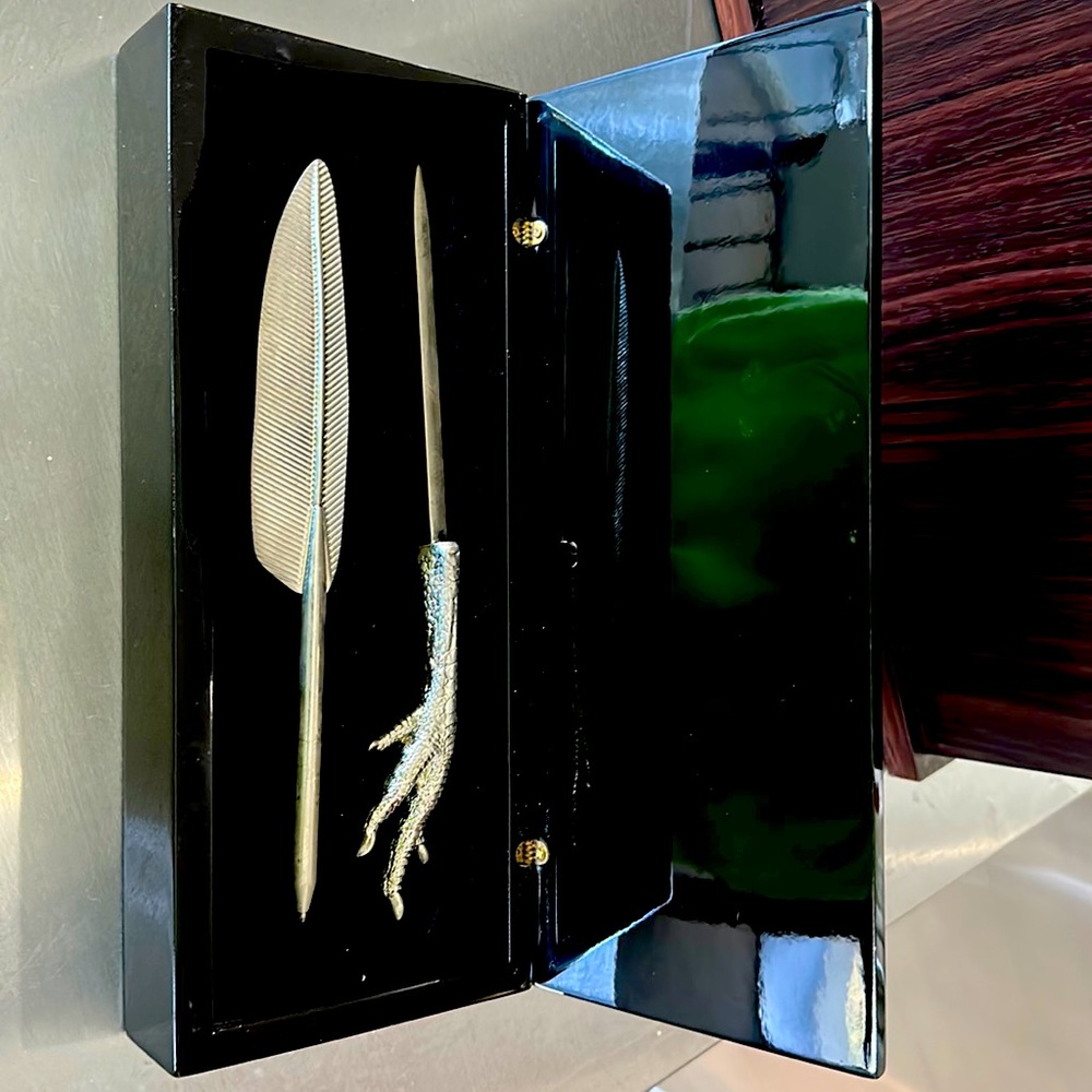 D.L.& Co pen and letter opener set with journal